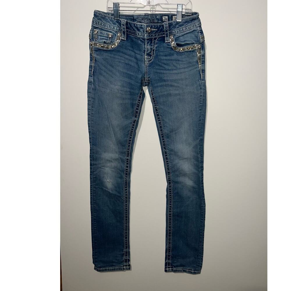 Miss me women’s signature blue jeans